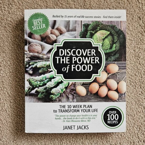 4/$25 Discover The Power Of Food by Janet‎ Jacks - Paperback - Picture 1 of 6